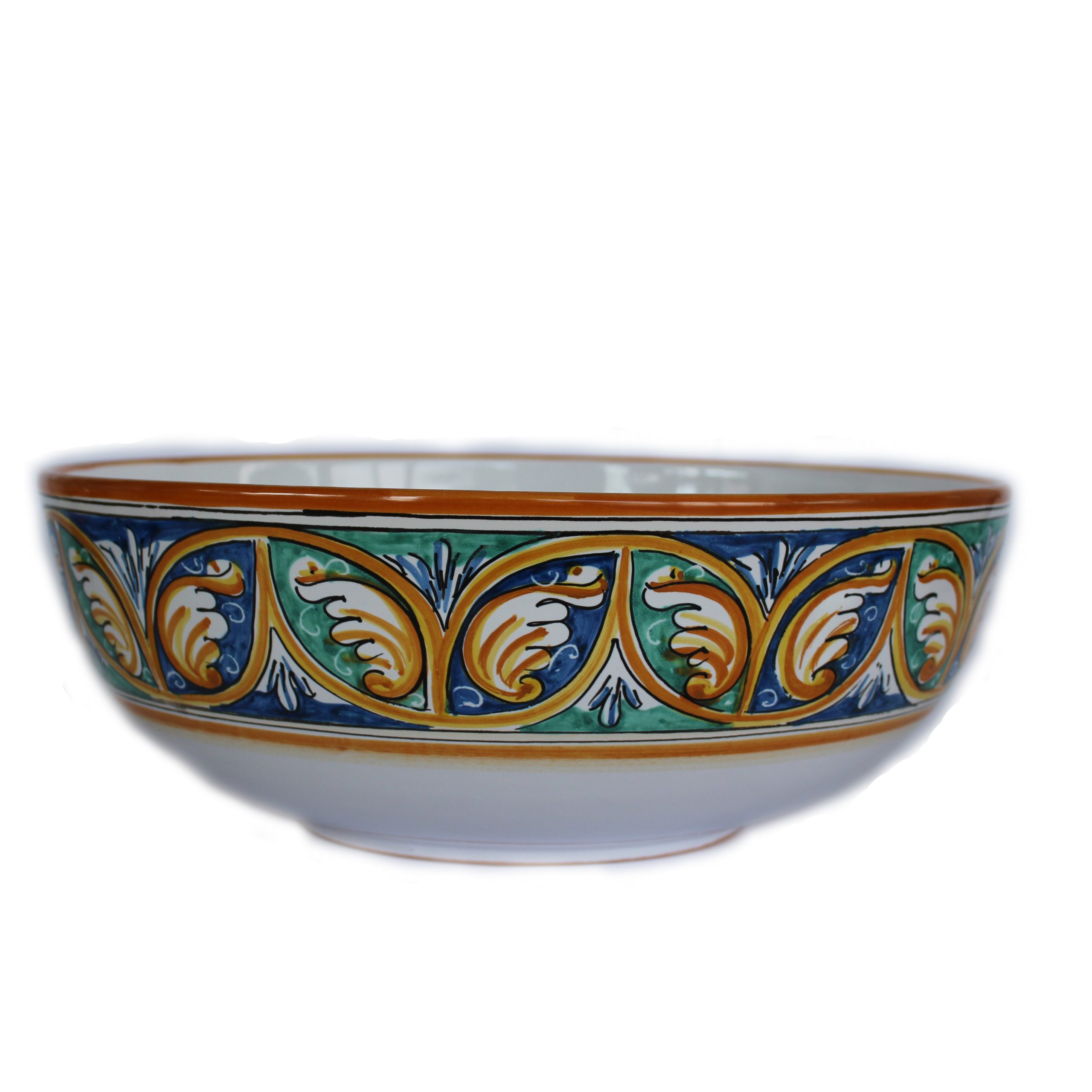 Ciotola Insalatiera in Ceramica di Caltagirone - Maioliche